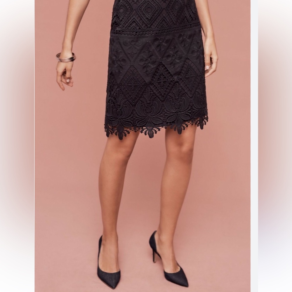 NWOT Anthropologie Moulinette Soeurs Garden Silhouette Lace Skirt